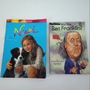 AG Who Was Book Set Nicki and Ben Franklin Homeschool Reading